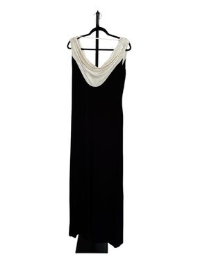 Calvin Klein | Dresses | Calvin Klein Black Sleeveless Vneck Maxi Gown |  Poshmark